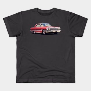 Red Chevy Impala Kids T-Shirt